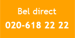 Bel direct: 020-618 22 22